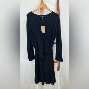 NWT Vero Moda Black Sweater Wrap Dress 3X